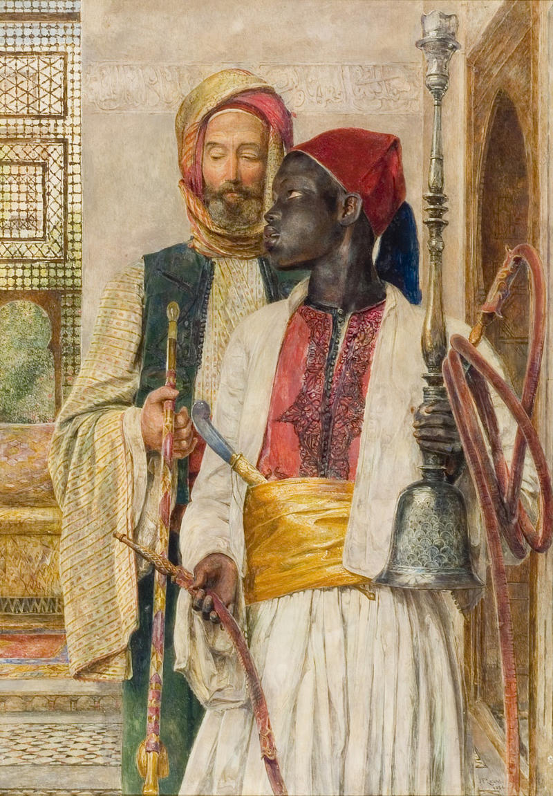 john frederick lewis the pipe bearer